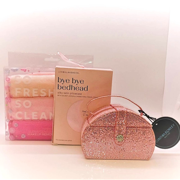 NEW GIFT SET of Jewelry Box, Bye Bedhead Pillowcase & So Fresh Facial Cloths - Picture 9 of 11
